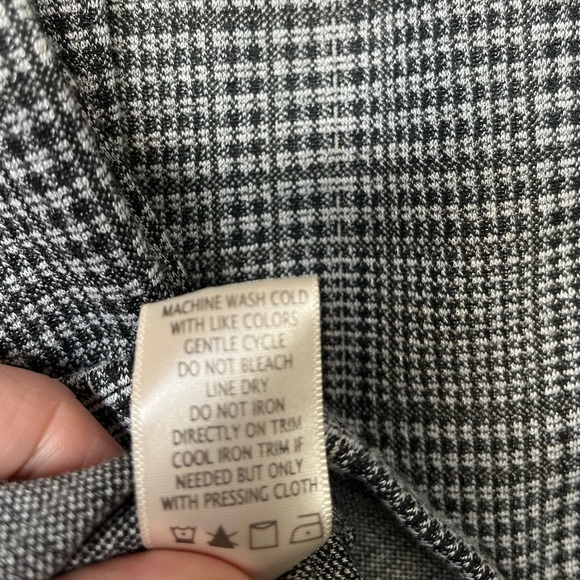 Max Studio Small glen plaid short sleeve dress - Picture 7 of 15